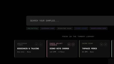 Tamber Librarian Search Screen Loop